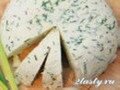 Фото Домашний творожный сыр с луком и тмином