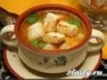 Фото Гороховый суп с гренками и копченостями