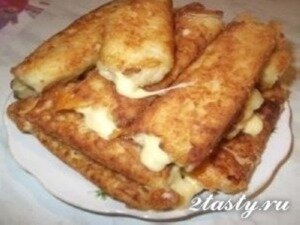 Палочки картофельные с сыром (фото)