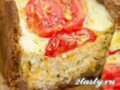 Фото Творожный киш с помидорами и сыром