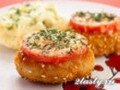 Фото Котлеты из индюка с помидорами и сыром