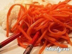 Рецепт Морковь с луком по-корейски (фото)