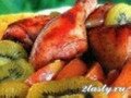 Фото Ножки куриные, запечённые с фруктами