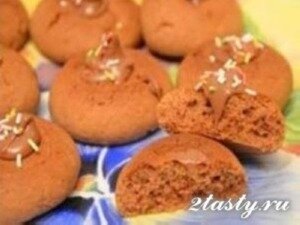 Рецепт Шоколадное печенье с корицей (фото)