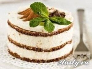 Рецепт Пирожное с сыром маскарпоне и белым шоколадом (фото)