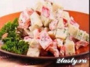 Рецепт Праздничный диетический салат (фото)
