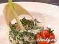 Фото Острый салат из курицы со шпинатом