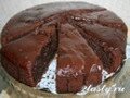 Фото Шоколадный торт из кабачка