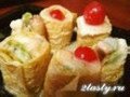 Фото Сладкие роллы из риса и ягод