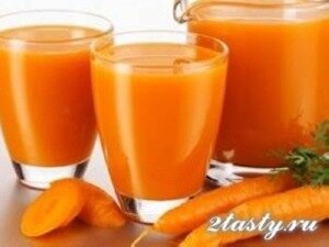 Рецепт Морковный сок со сливками (фото)