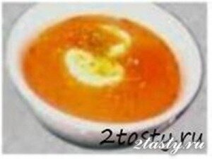 Рецепт Суп-пюре из моркови и брюквы с рисом (фото)