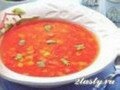 Фото Грибной суп с фасолью и морожеными овощами
