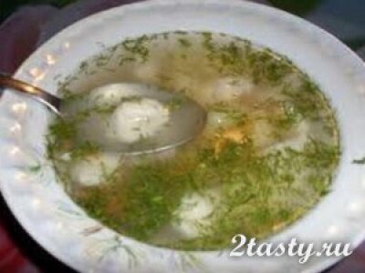 Рецепт Украинский суп с галушками (фото)