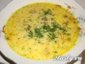 Рецепт Сырный суп с курицей и картофелем (фото)