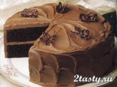 Рецепт Шоколадный торт на кефире (фото)