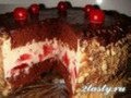 Торт-суфле «Вишнёвый закат»