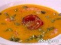 Фото Тыквенный суп-пюре с креветками