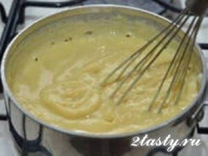 Рецепт Заварной крем для пирожных (фото)