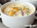 Густой куриный суп с репой и сливками