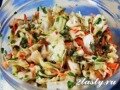 Корейский салат из капусты с жаренным луком