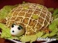Вкусненький салат с курицей «Черепаха»